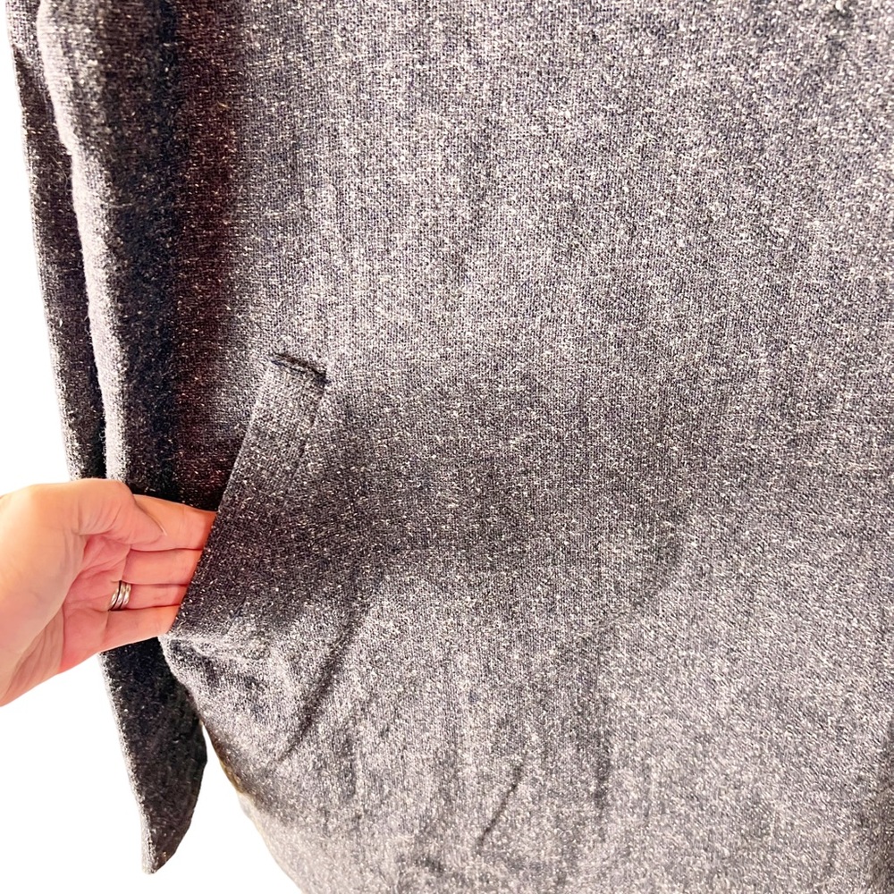Icelantic Blue Cowl Neck Tunic Dress Pockets Made in USA Medium - Picture 9 of 9